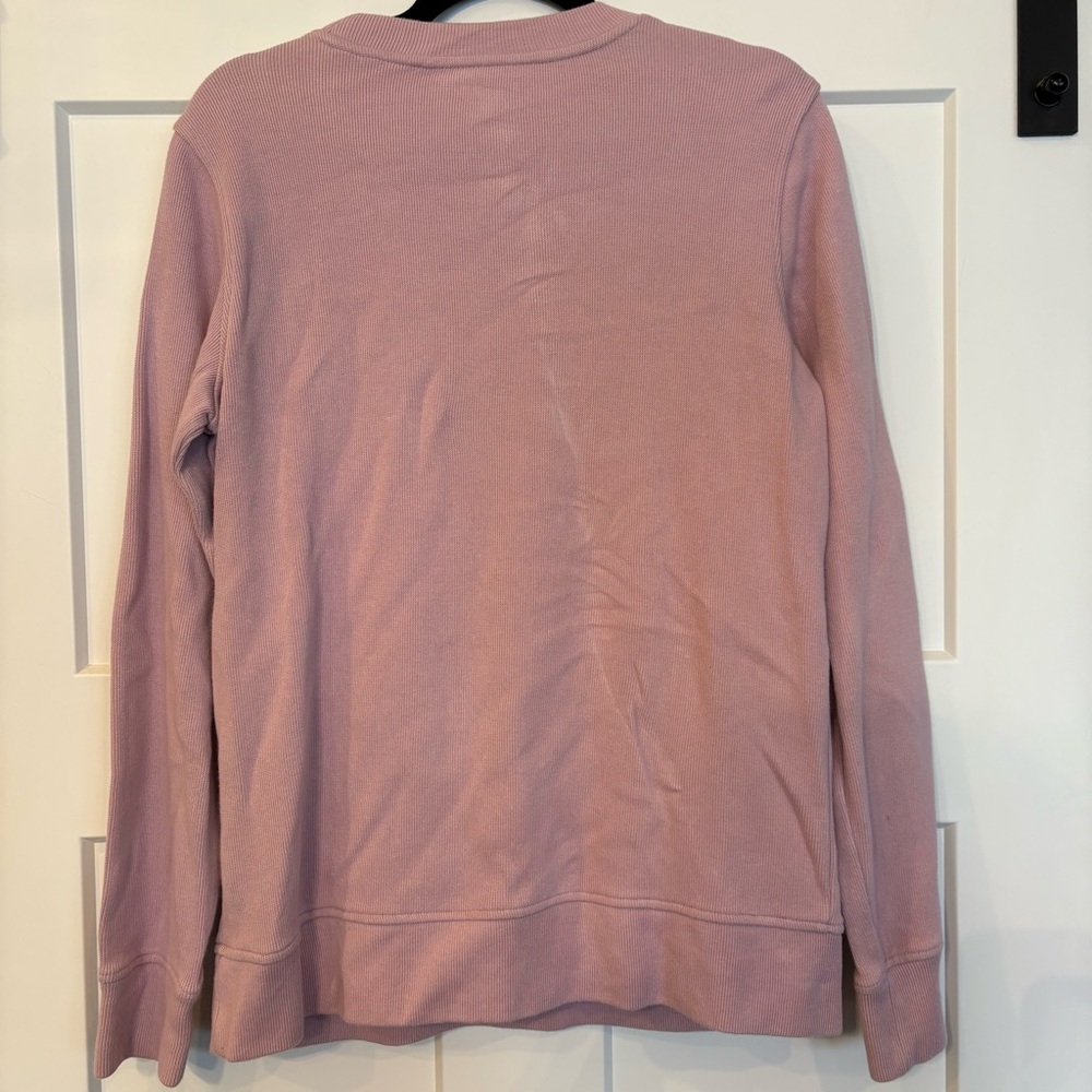 Duluth Trading Co Blush Crewneck Sweater with Pockets - Picture 5 of 5